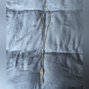 Kendra Scott Long Gold Phara Tassel Tie Necklace